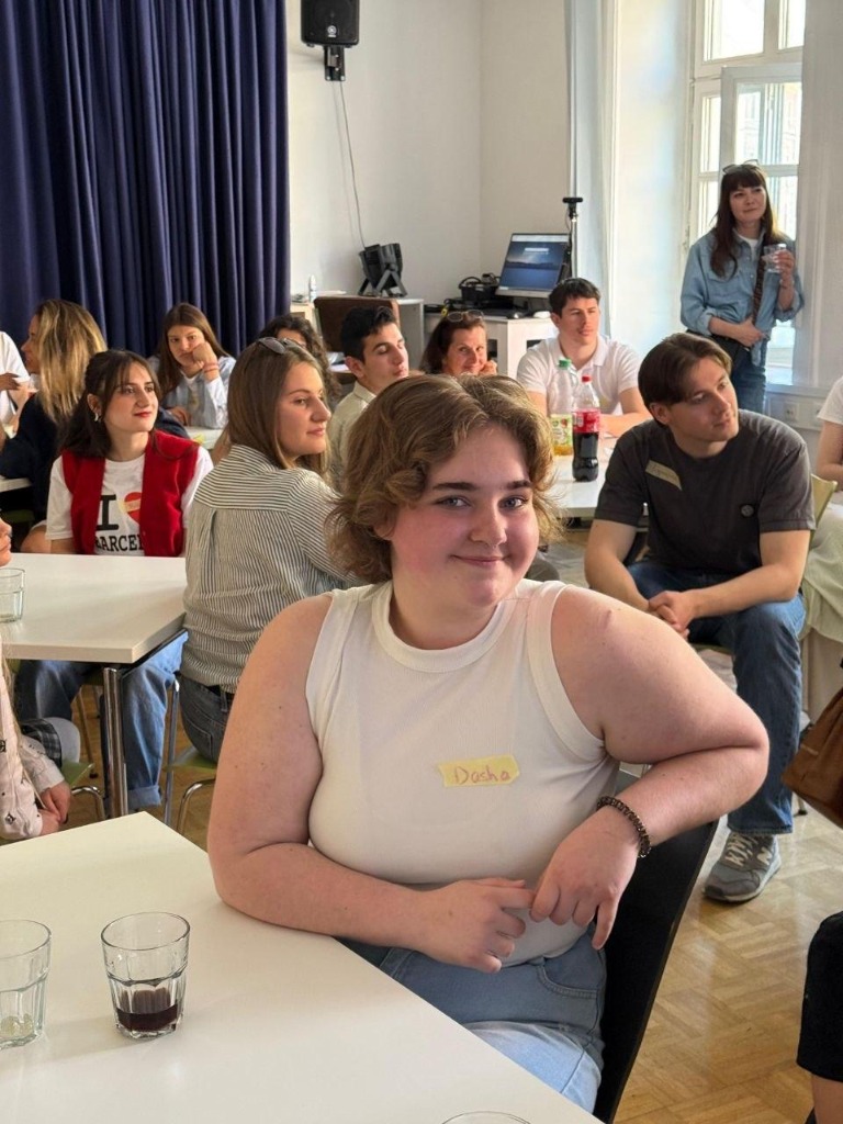 Juniorreferentin Daria Zahoruiko bei YouthBridge